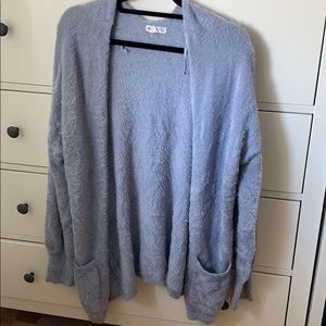 Soft baby blue cardigan